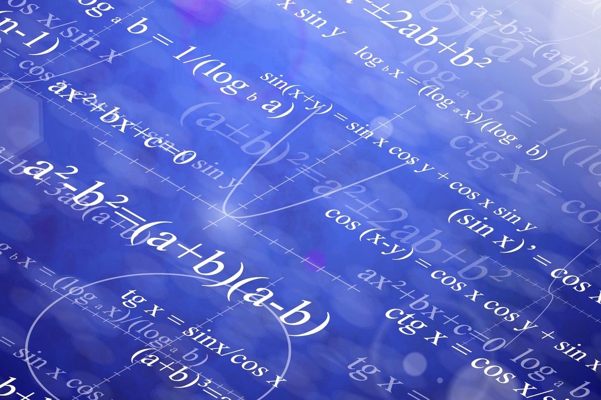13186931 - background with mathematical formulas