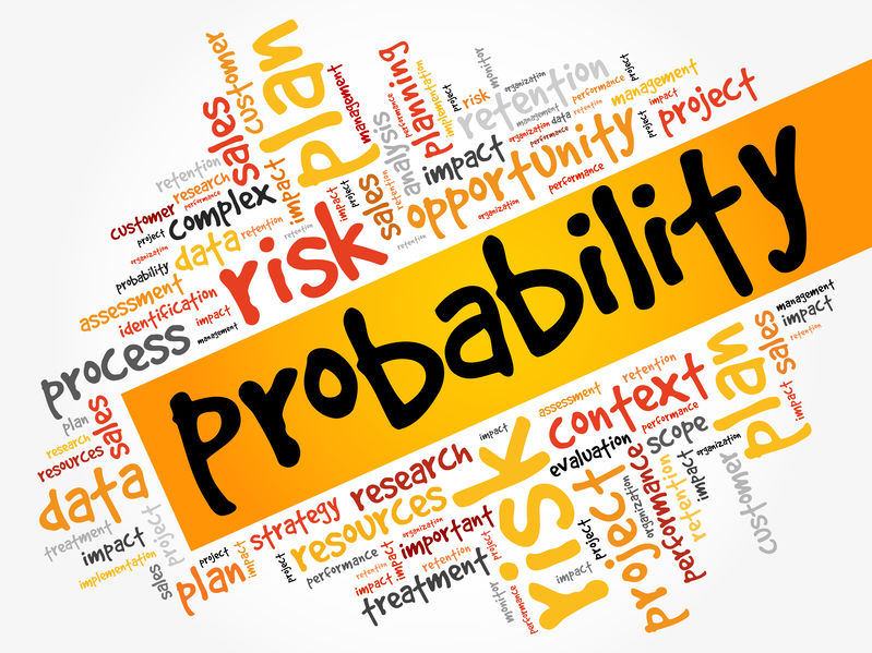 Probability word cloud
